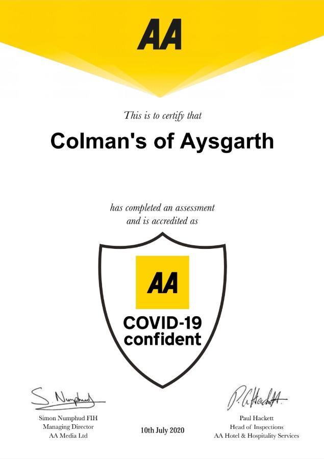 Colman'S Of Aysgarth Town Ends Acomodação com café da manhã Exterior foto